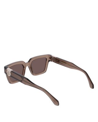 Gancini Hinge Square Sunglasses, 52mm