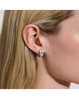 Sterling Silver JH Essentials Diamond Pav&eacute; Disc Chain Bracelet