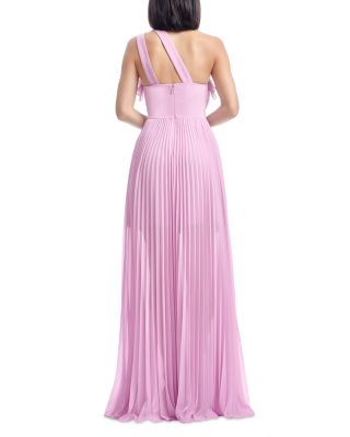 Vida Asymmetric Pleated Gown