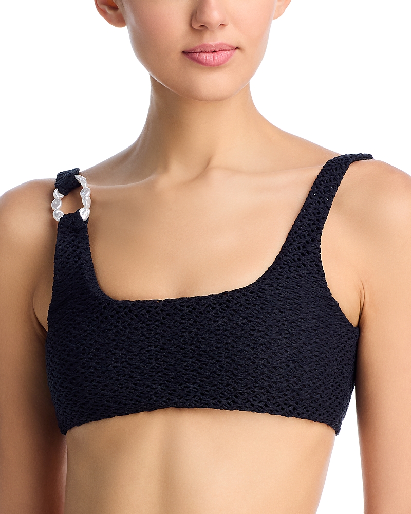 Palmacea Thani Bralette Bikini Top In Black