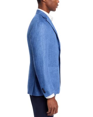 Delave Linen Hopsack Regular Fit Unstructured Sport Coat - Exclusive
