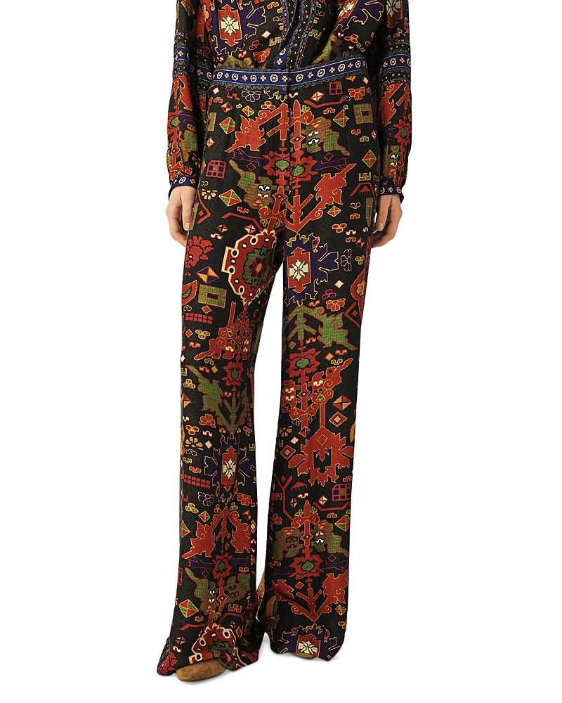 ba & sh Vlyde Printed Wide Leg Pants