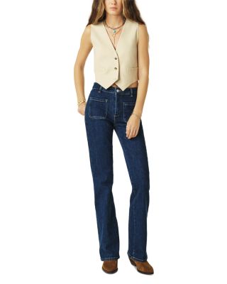 Ross Straight Leg Jeans in Blue Jeans