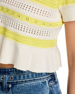 Elvire Knit Polo Sweater