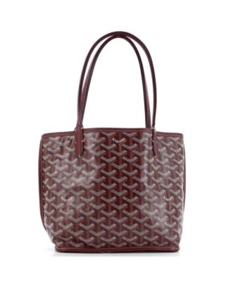 Pre-Owned Goyard - Anjou Reversible Tote Coated Canvas