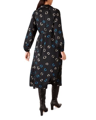 Scattered Hoops Midi Dress