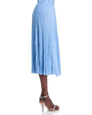 Rosalyn Pleated Midi Skirt
