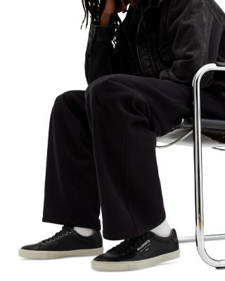 Men&#39;s Underground Leather Low Top Sneakers