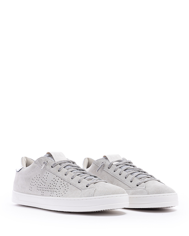 P448 Women's John Sneakers In Desi Silver White