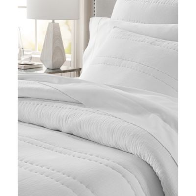 Crinkle Gauze Coverlet Set, Full/Queen