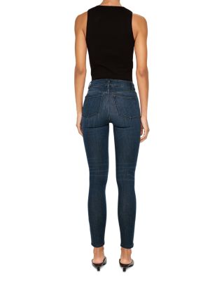 Farrow Skinny High Rise Instasculpt Jeans in Dark Indigo