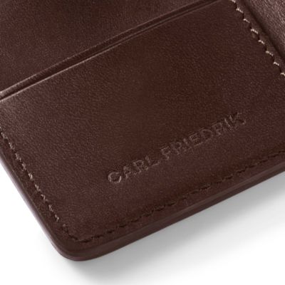Swanfield Italian Vachetta Leather Bifold Wallet