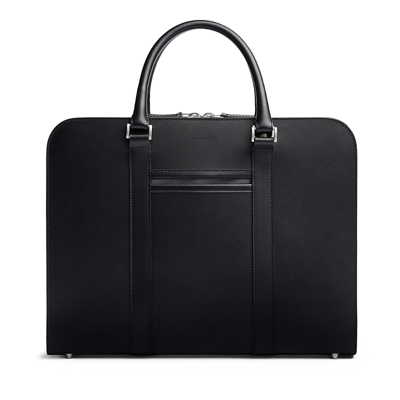 Carl Friedrik Palissy Leather Briefcase In Black