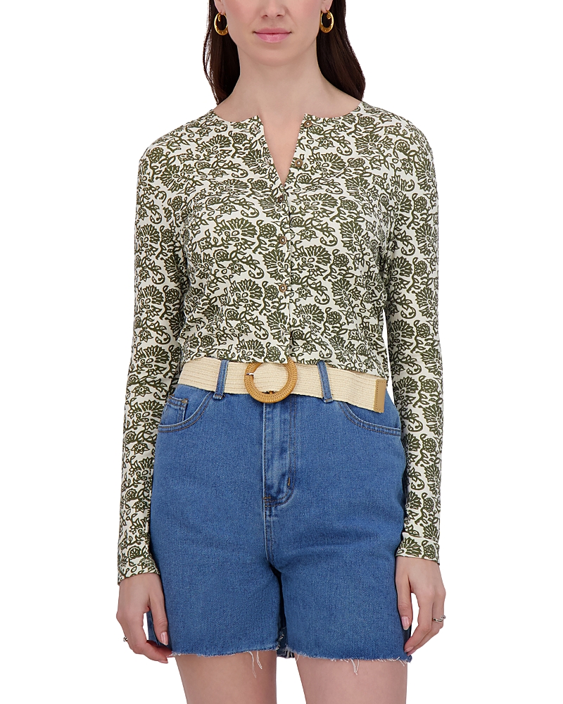 Point Classic Cardigan In Paisley