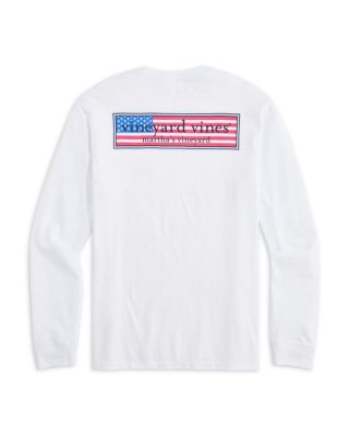 Vineyard Vines - USA Logo Box Long Sleeve Tee