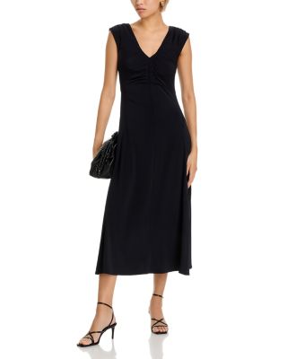 Isabel Ruched Sleeve Dress