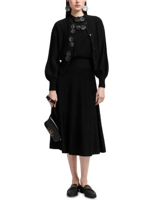 Ottoman Stitch Rhinestone Dress