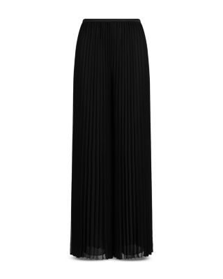 Palazzo Plisse Techno Georgette Trousers 