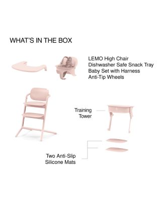 LEMO 3-in-1 High Chair + Training Tower 