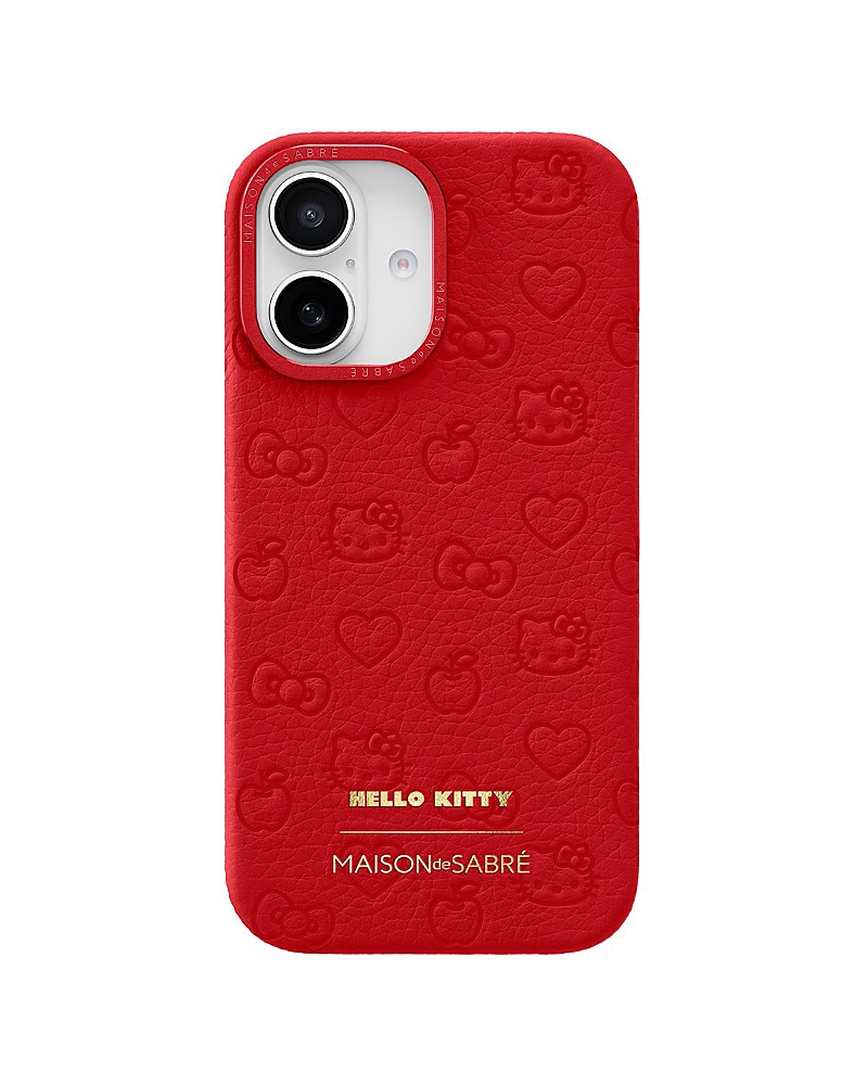 Maison de SABRE Hello Kitty Leather Phone Case (iPhone 16)