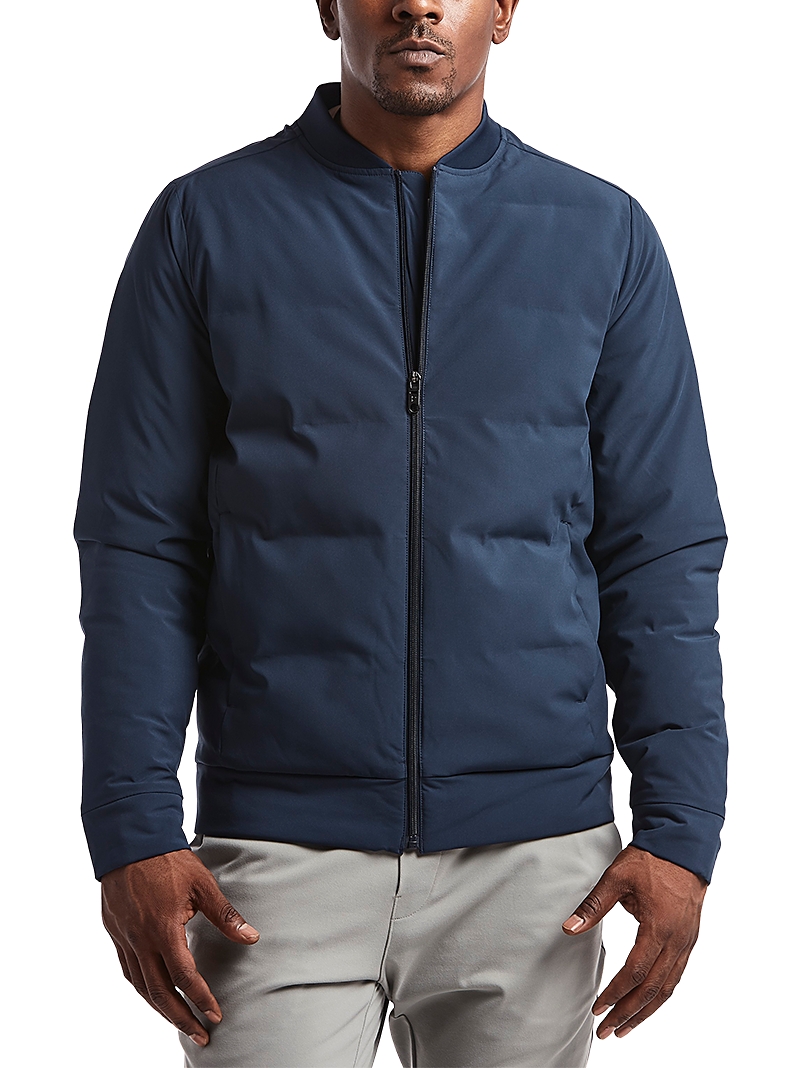 Public Rec Men's Better Than Down Water-repellent Bomber Jacket In Navy