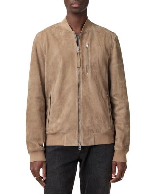 ALLSAINTS - Kemble Suede Bomber Jacket