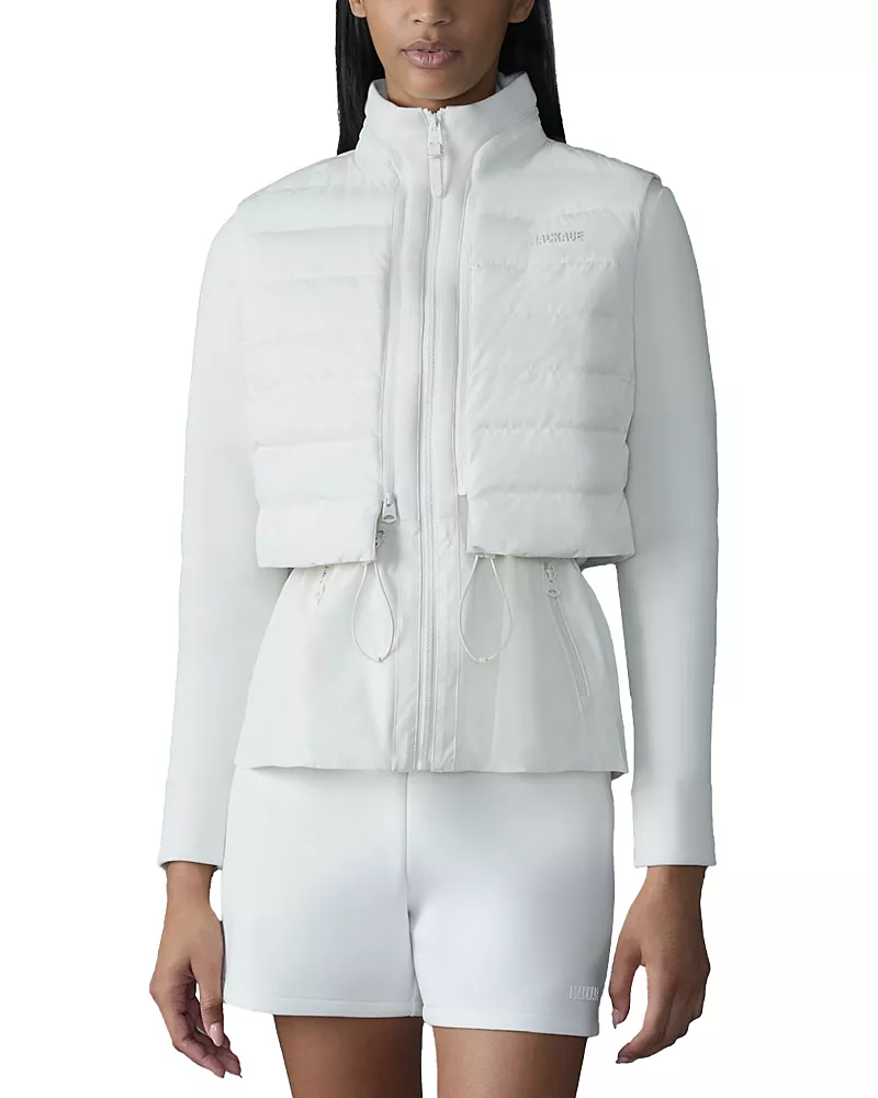 Mackage Priscilla 3-in-1 Mixed Media Light Down Jacket