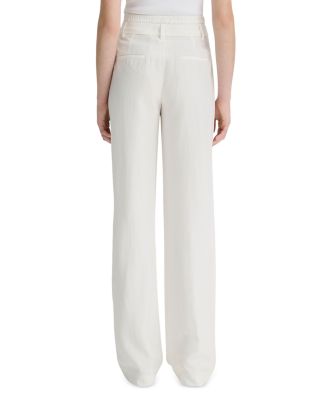 Mid Rise Double Waistband Trousers