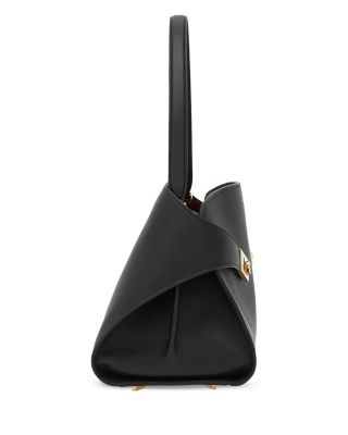 Hug Soft Black Leather Handbag 