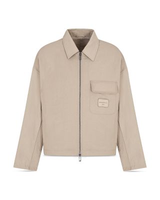 Regular Fit Nylon Trucker Jacket