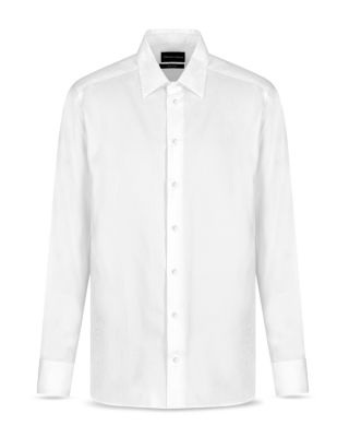 New York Regular Fit Micro Chevron Dress Shirt