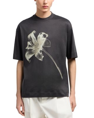 Floral Print Oversized Tee