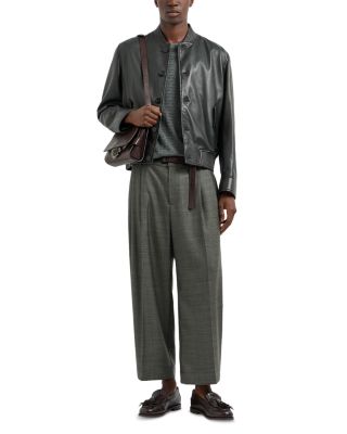 Stitched Logo Short Sleeve Sweater  