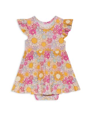 Posh Peanut - Girls' Rosalinda Ruffled Bodysuit Dress - Baby