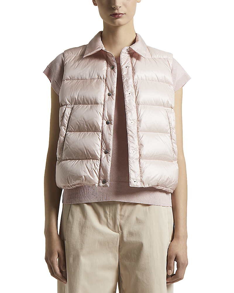 Shop Peserico Puffer Vest In Aurora