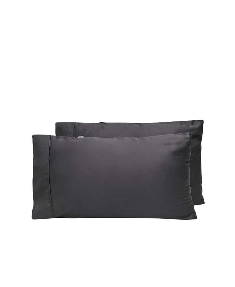 Ettitude Signature Sateen Set Of 2 Pillowcases In Slate
