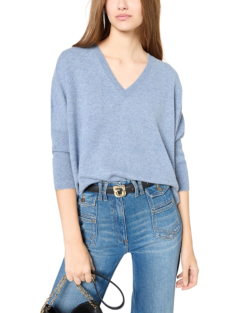 GERARD DAREL JUBILEE CASHMERE V NECK SWEATER