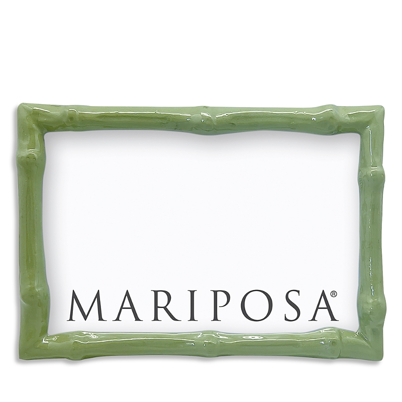 Mariposa Bamboo Photo Frame, 4" X 6" In Green