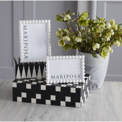 Baubles White Picture Frame, 4&amp;quot; x 6&amp;quot;