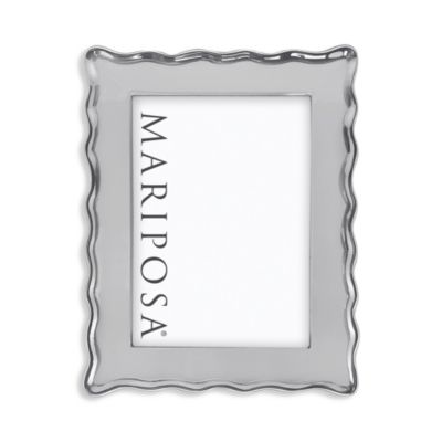 Mariposa - Wavy Engravable Picture Frame, 5" x 7"