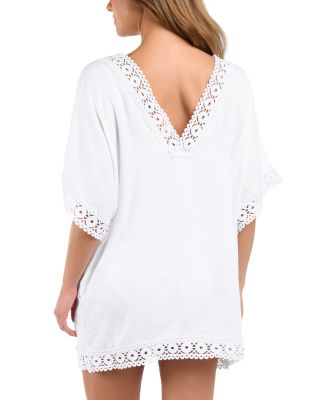 Lakeside V Neck Tunic Swim Cover-Up