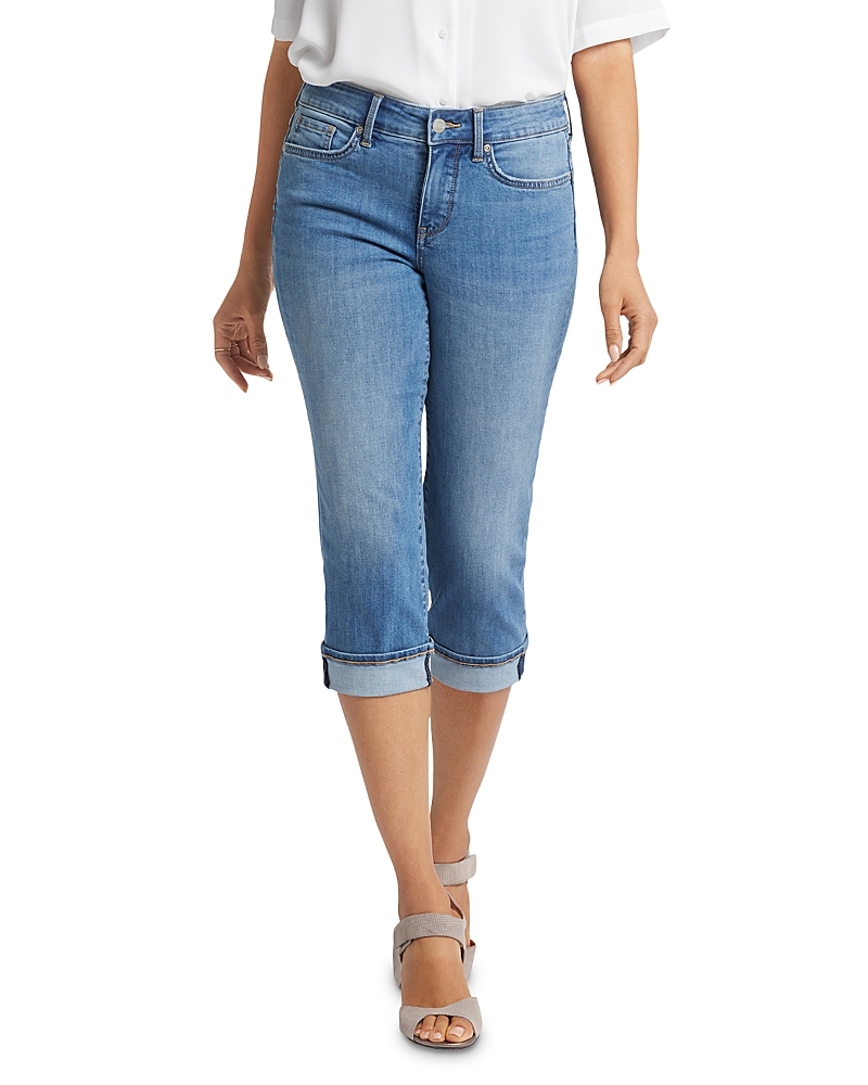 Nydj Marilyn High Rise Cropped Cuffed Jeans