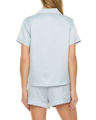 Pearl Notch Collar Short Pajama Set