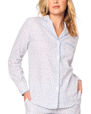 Bluehearts Twill Long Pajama Set