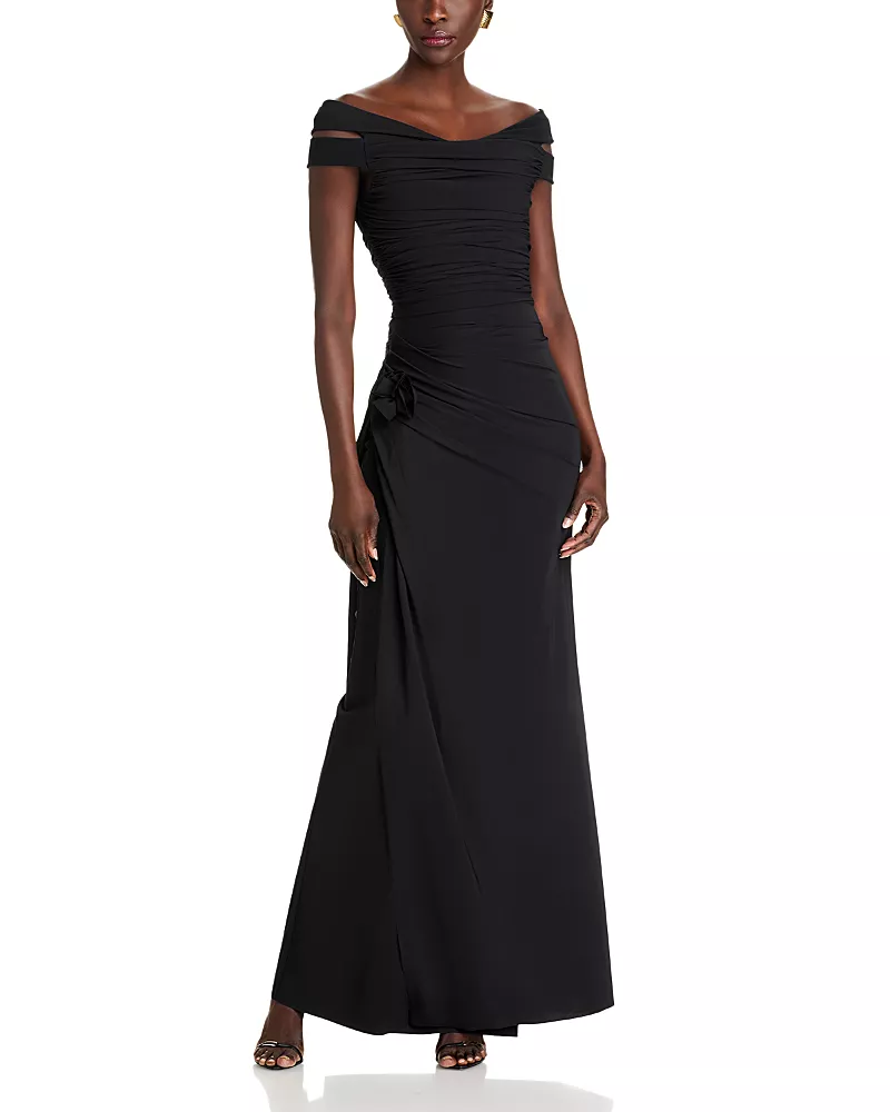 Chiara Boni La Petite Robe Soetsu Off-the-Shoulder Gown