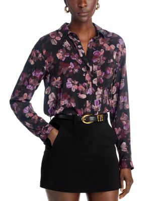 Bella Dahl - Printed Rounded Hem Shirt