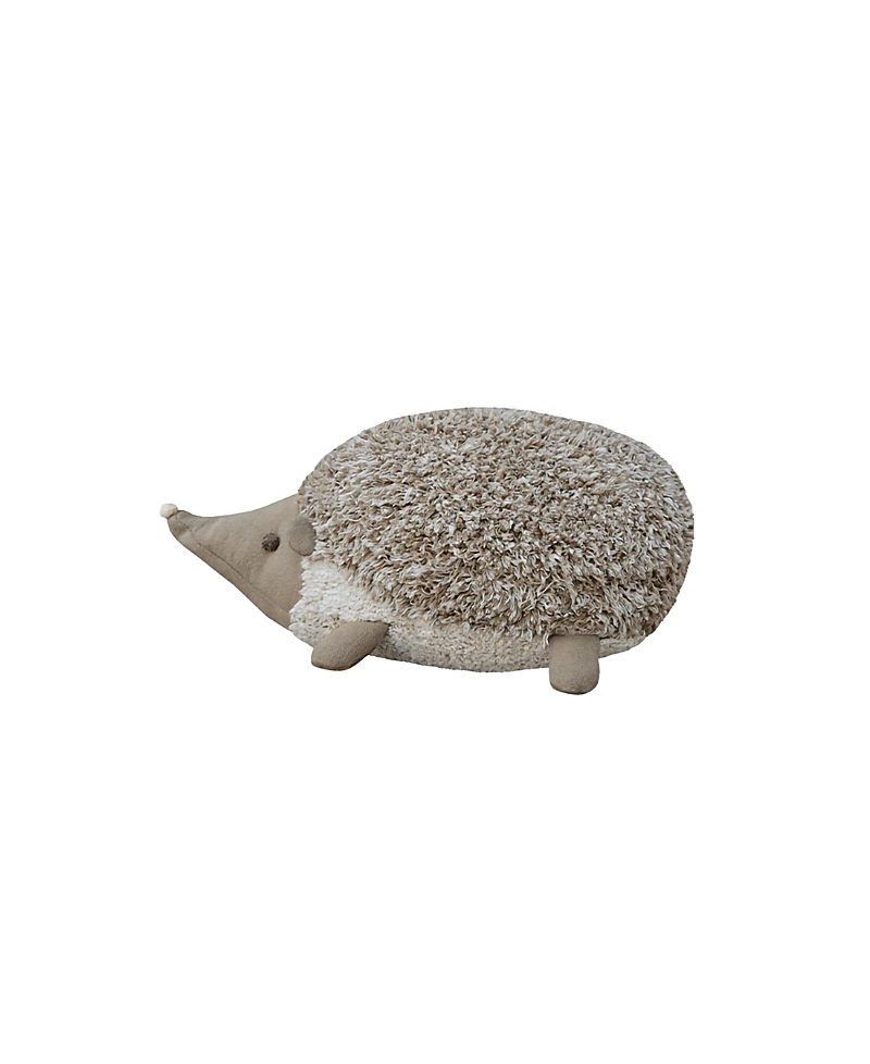 Lorena Canals Floor Cushion Hedgehog In Natural/light Brown