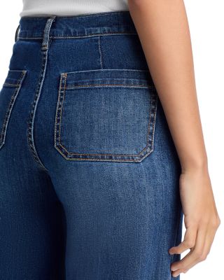 Cindy High Rise Wide Leg Jeans in Medium Wash