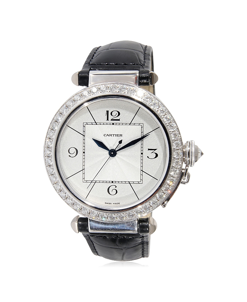 Pre-owned Pre-owned Cartier Cartier White Gold Pasha De Cartier Wj120251 47.20 In Metallic