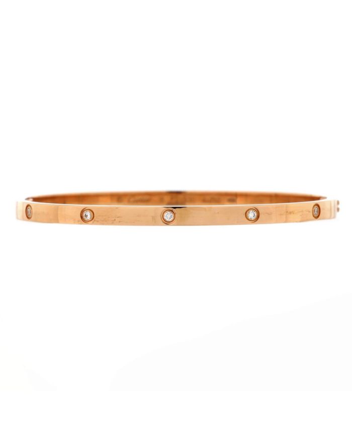 Love 10 Diamond Bracelet 18K Rose Gold with Diamonds